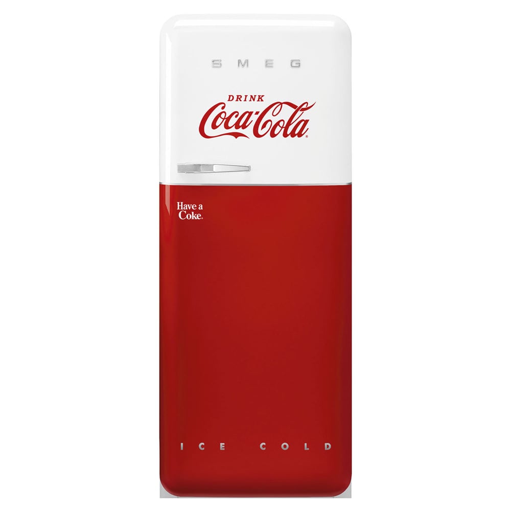 Smeg - 50's Retro Style Refrigerator R/H Iconic Coca Cola 270L | Peter ...