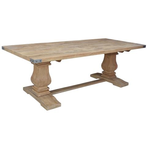 Urban Styling Gloriosa Dining Table 230cm Honey Wash - Peter's of Kensington
