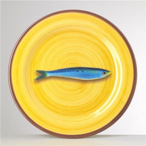 Mario Luca Giusti Aimone Tray Plate Yellow 40cm - Peter's of Kensington
