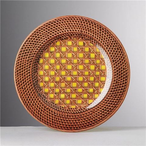 Mario Luca Giusti Patagonia Fruit Plate Yellow 23cm - Peter's of Kensington