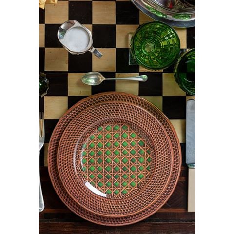 Mario Luca Giusti Patagonia Fruit Plate Green 23cm - Peter's of Kensington