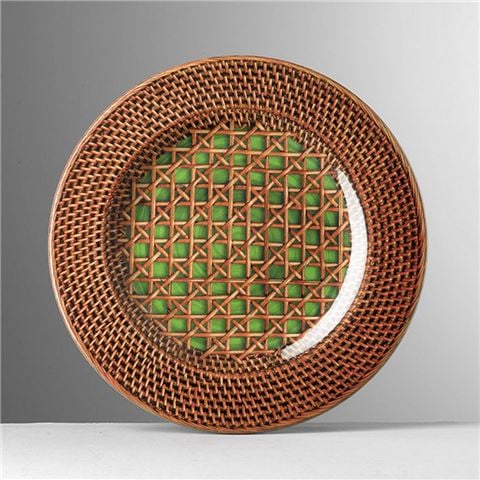 Mario Luca Giusti Patagonia Fruit Plate Green 23cm - Peter's of Kensington