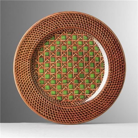 Mario Luca Giusti Patagonia Plate Green Medium 27cm - Peter's of Kensington