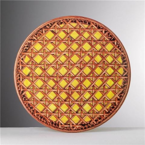 Mario Luca Giusti Patagonia Charger Plate Yellow 33cm - Peter's of Kensington