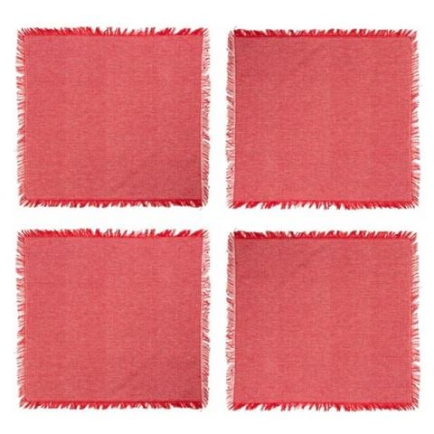 Ladelle - Garland Woven Cotton Napkin Set 4pce