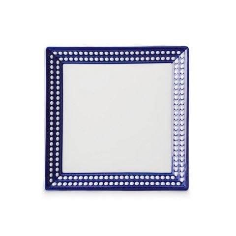 L'objet Perlee Square Tray Bleu 20x20cm - Peter's of Kensington