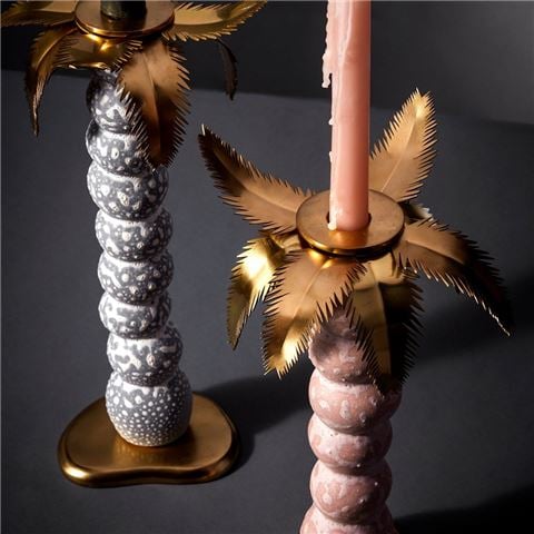 L'objet Haas Mojave Candlestick Pink Small 20x26cm - Peter's of Kensington