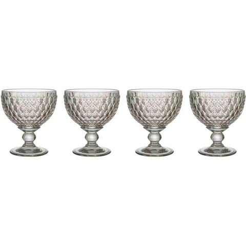 Villeroy & Boch Boston Clear Champagne/Dessert Bowl Set 4pce - Peter's of Kensington