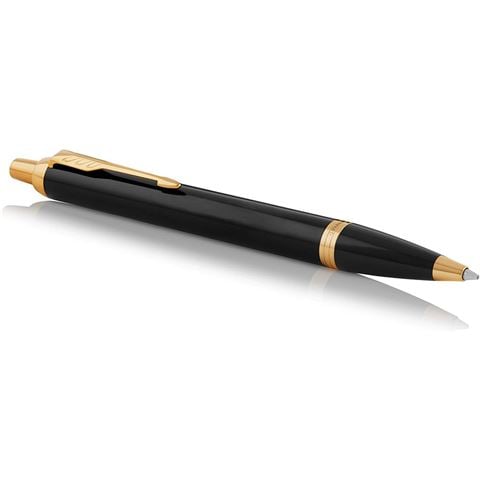Parker - IM Black Lacquer With Gold Trim Ballpoint Pen