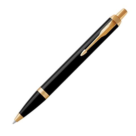 Parker - IM Black Lacquer With Gold Trim Ballpoint Pen