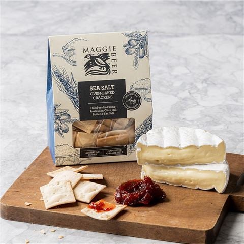 Maggie Beer - Sea Salt Oven Baked Crackers 130g