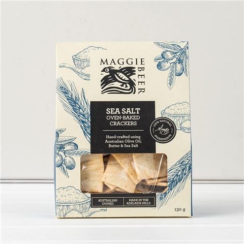 Maggie Beer - Sea Salt Oven Baked Crackers 130g