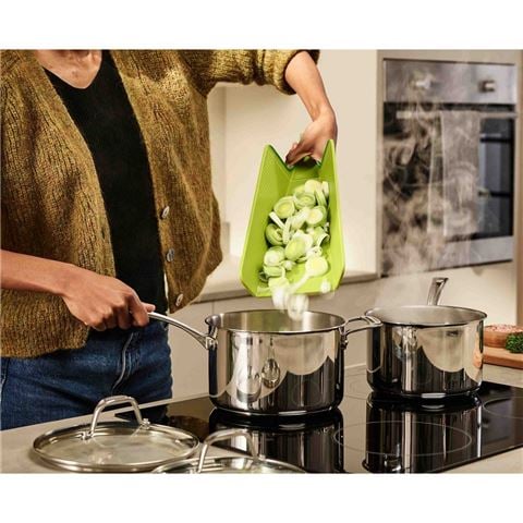 Joseph Joseph Chop2Pot Plus Folding Chopping Board Green - Peter's of Kensington