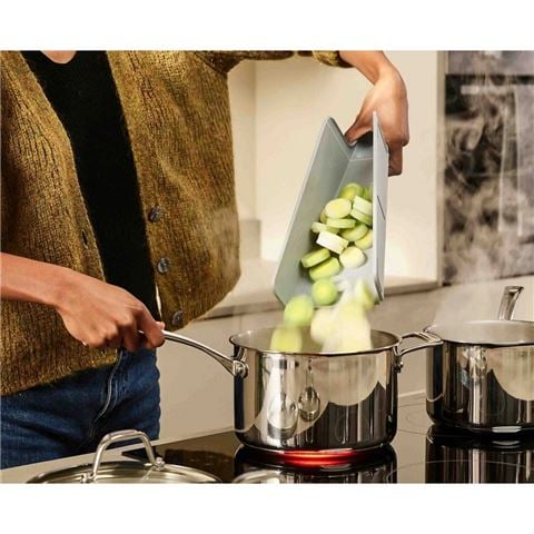 Joseph Joseph - Chop2Pot Plus Folding Chopping Board Pale Blue