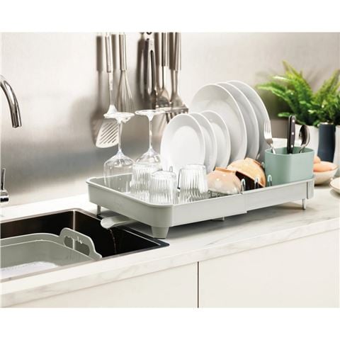 Joseph Joseph - Extend Expandable Dish Drainer Light Stone/Sage