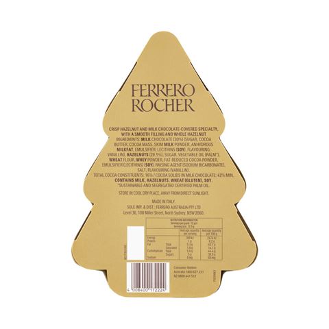 Ferrero Rocher - Ferrero Rochere Golden Christmas Tree 150g