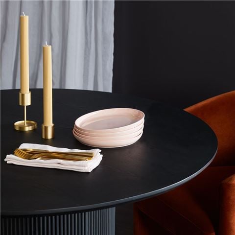 Cafe Lighting Arlo Round Dining Table Black 1.5m - Peter's of Kensington