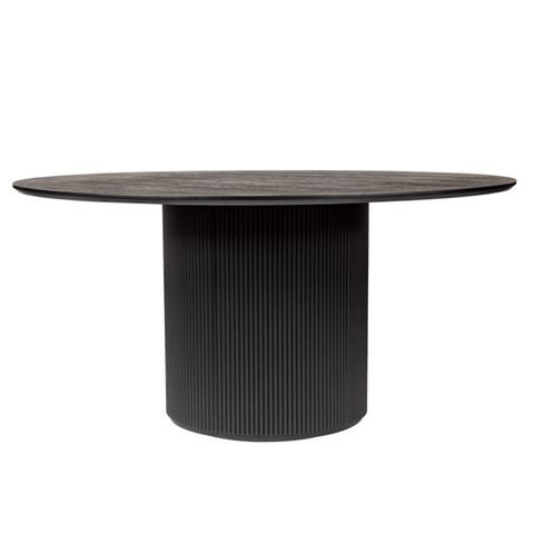Cafe Lighting Arlo Round Dining Table Black 1.5m - Peter's of Kensington
