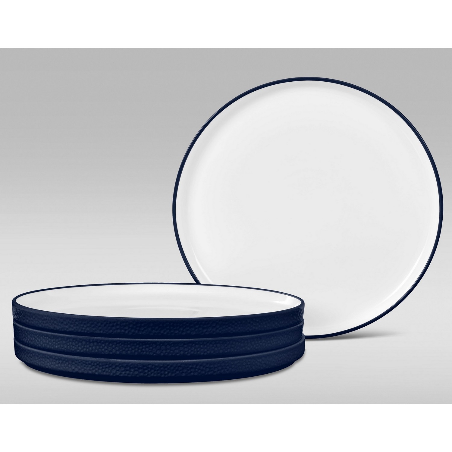 Noritake Colortex Navy Dinner Plate Set 4pce Peter's of