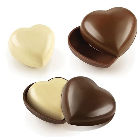 Silikomart Secret Love Thermoformed Moulds For Chocolate Set 2pce - Peter's of Kensington