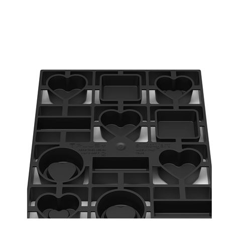 Silikomart Voila Cookie Love Cookie Shaper Black - Peter's of Kensington
