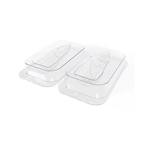 Silikomart - Frosty Thermoformed Mould For Chocolate Set 2pce