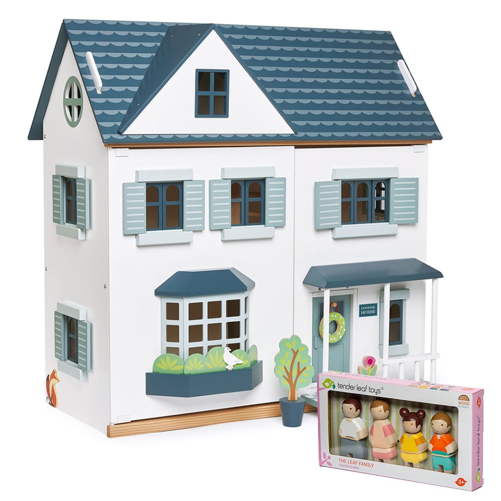 Wooden family best sale for dolls house