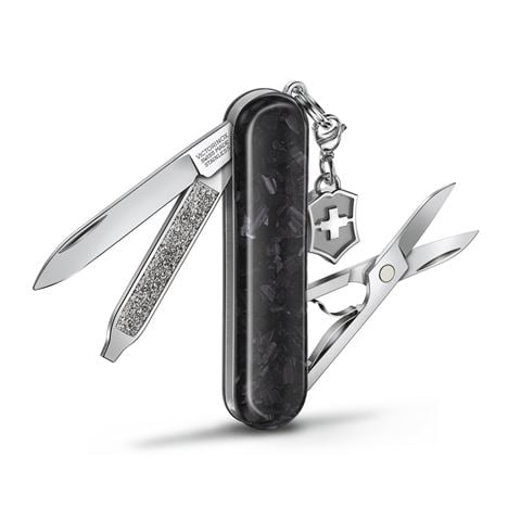Victorinox Swiss Army Knives Swiss Army Knife Classic SD Brilliant Carbon - Peter's of Kensington
