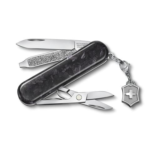 Victorinox Swiss Army Knives Swiss Army Knife Classic SD Brilliant Carbon - Peter's of Kensington