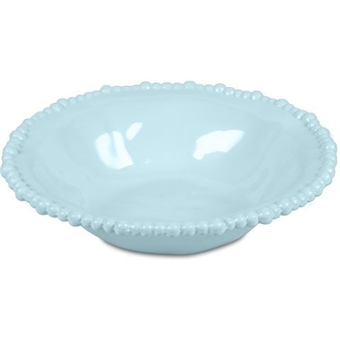 Baci Milano Joke Soup Plate Aqua - Peter's of Kensington