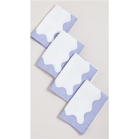 Jonathan Adler Ripple Napkin Set 43x43cm 4pce - Peter's of Kensington