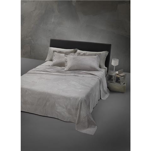 Diesel - Wrinkle Stripes Duvet Cover Ivory King 260x240cm Set 4pce