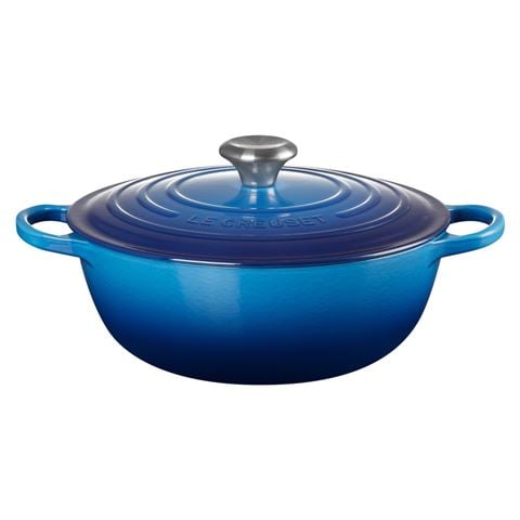 Le Creuset - Signature Marmite Azure Blue 26cm/4.1L