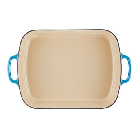 Le Creuset Signature Roaster Dish Azure Blue 33cm - Peter's of Kensington