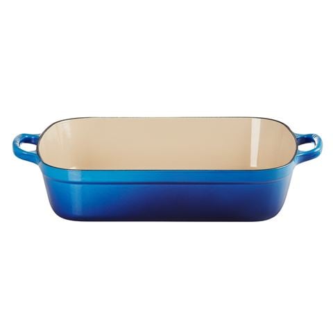 Le Creuset Signature Roaster Dish Azure Blue 33cm - Peter's of Kensington