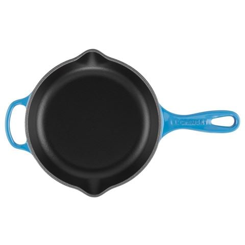 Le Creuset Signature Round Skillet Azure Blue 20cm - Peter's of Kensington