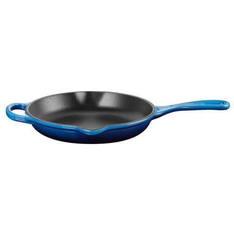 Le Creuset Signature Round Skillet Azure Blue 20cm - Peter's of Kensington
