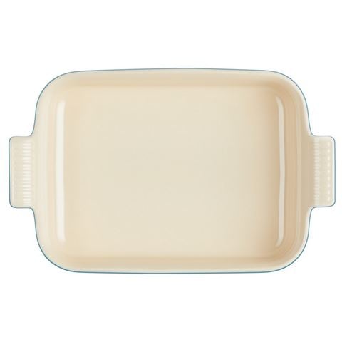 Le Creuset - Heritage Rectangular Dish Azure Blue 32cm/4L