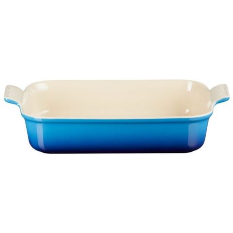 Le Creuset - Heritage Rectangular Dish Azure Blue 32cm/4L