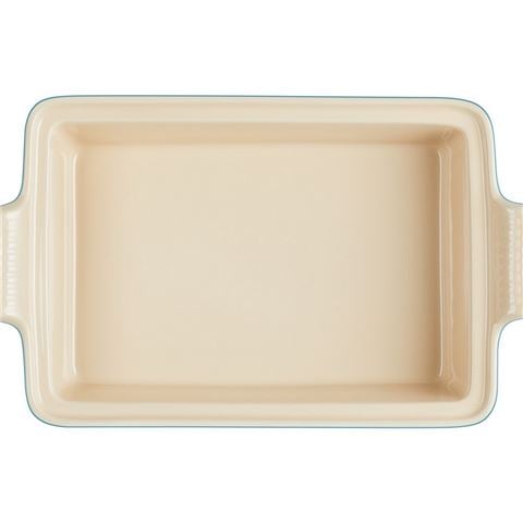 Le Creuset Heritage Rectangular Dish with Lid Azure 33cm/3.8L - Peter's of Kensington