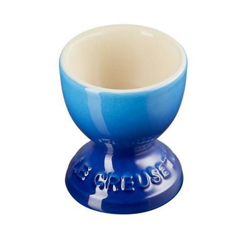 Le Creuset Stoneware Egg Cup Azure Blue - Peter's of Kensington