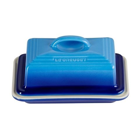 Le Creuset Stoneware Butter Dish Azure Blue - Peter's of Kensington