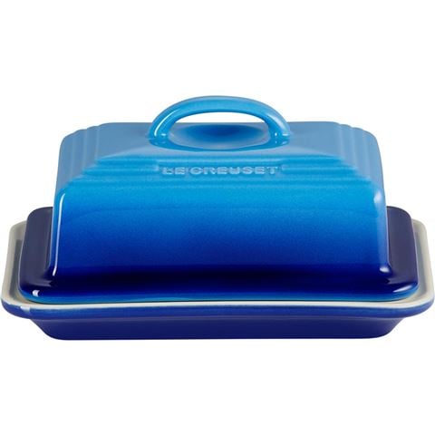 Le Creuset Stoneware Butter Dish Azure Blue - Peter's of Kensington