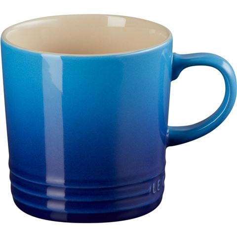 Le Creuset Stoneware Mug Azure Blue 350ml - Peter's of Kensington