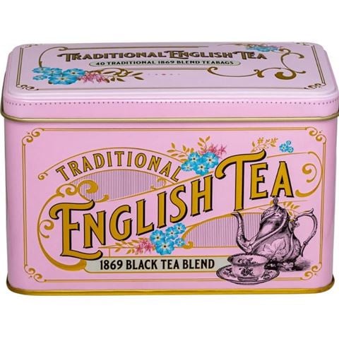 New English Teas Limited 1869 Black Tea Blend Vintage Victorian Rose 40 Teabags - Peter's of Kensington