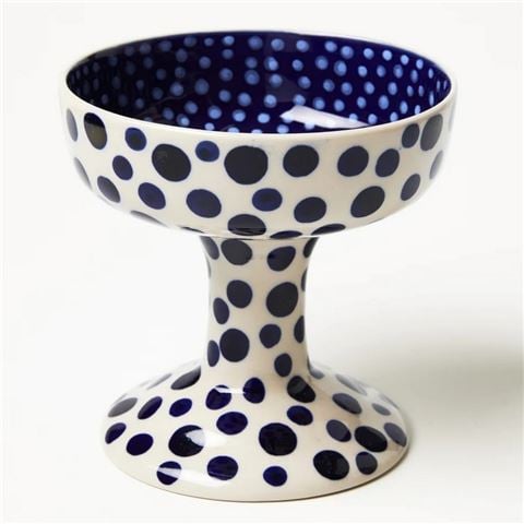 Jones & Co - Chino Blue Spot Coupe 12x12.5cm