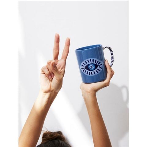 Jones & Co - Eye Mug Blue