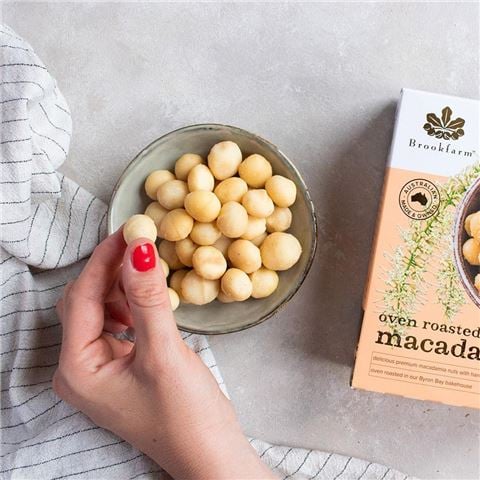 Brookfarm Oven Roasted Macadamia Nuts With Pink Lake Salt 100g - Peter's of Kensington
