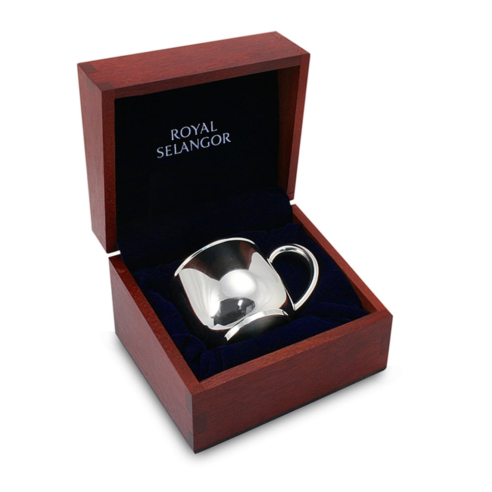 Royal Selangor Pewter Baby's Mug in Keepsake Box Peter's of Kensington
