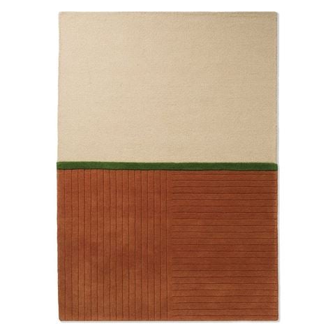 Brink & Campman Decor Rhythm Rug Tangerine 200x140cm - Peter's of Kensington